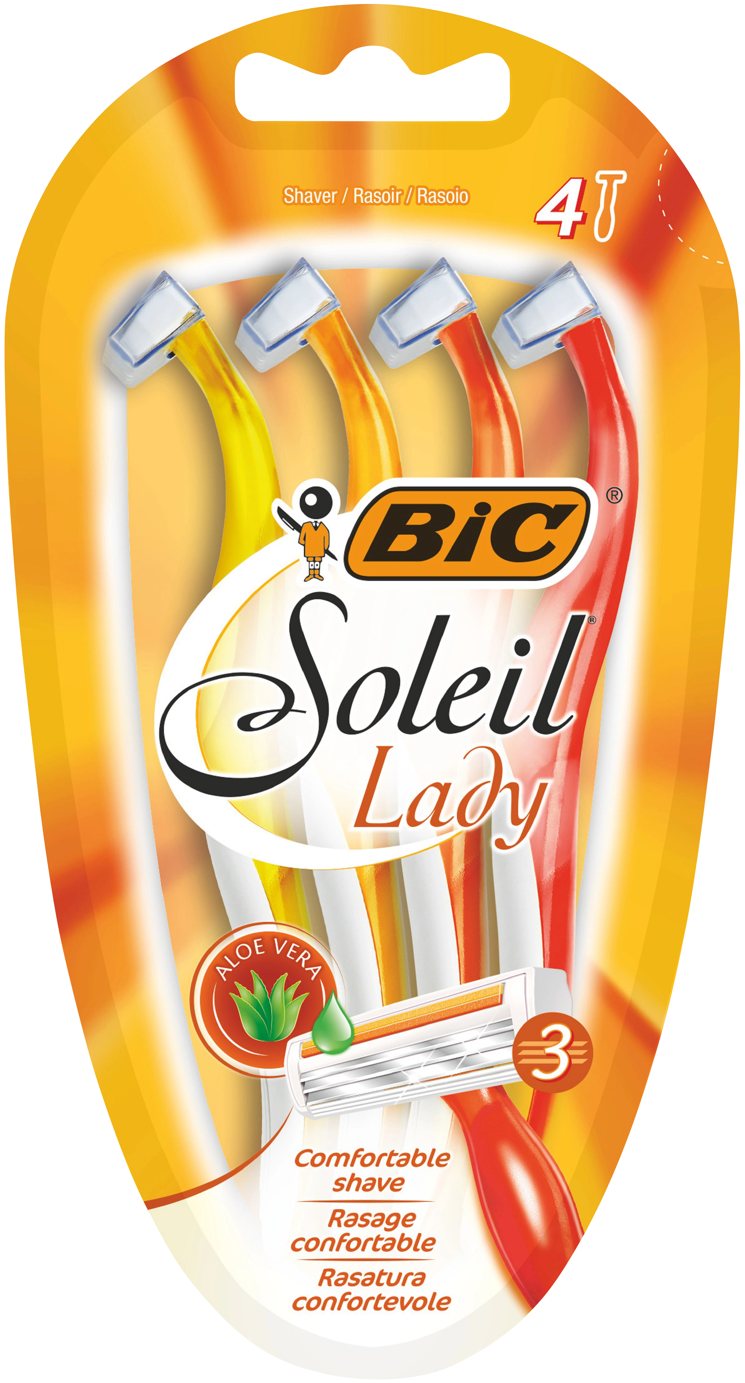 BIC Soleil Lady Rakhyvlar för Kvinnor 4-pack - Rakhyvlar dam