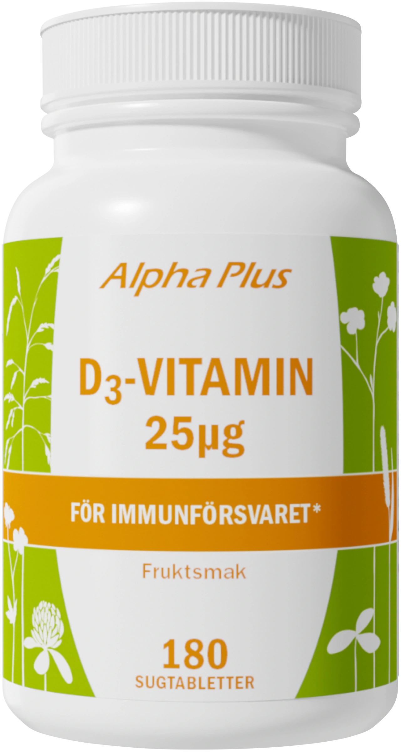 Alpha Plus D3-Vitamin 25 &micro;g 180 sugtabletter - Apotek Hj&auml;rtat