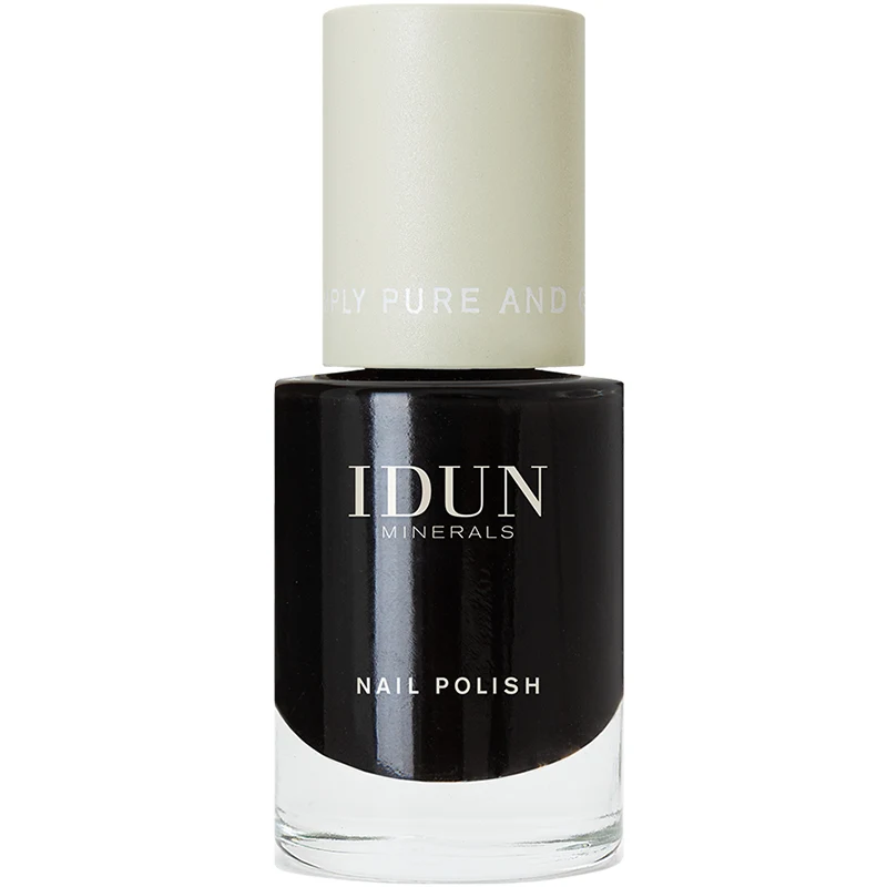 IDUN Minerals Nail Polish 11 ml Onyx - Nagellack & remover