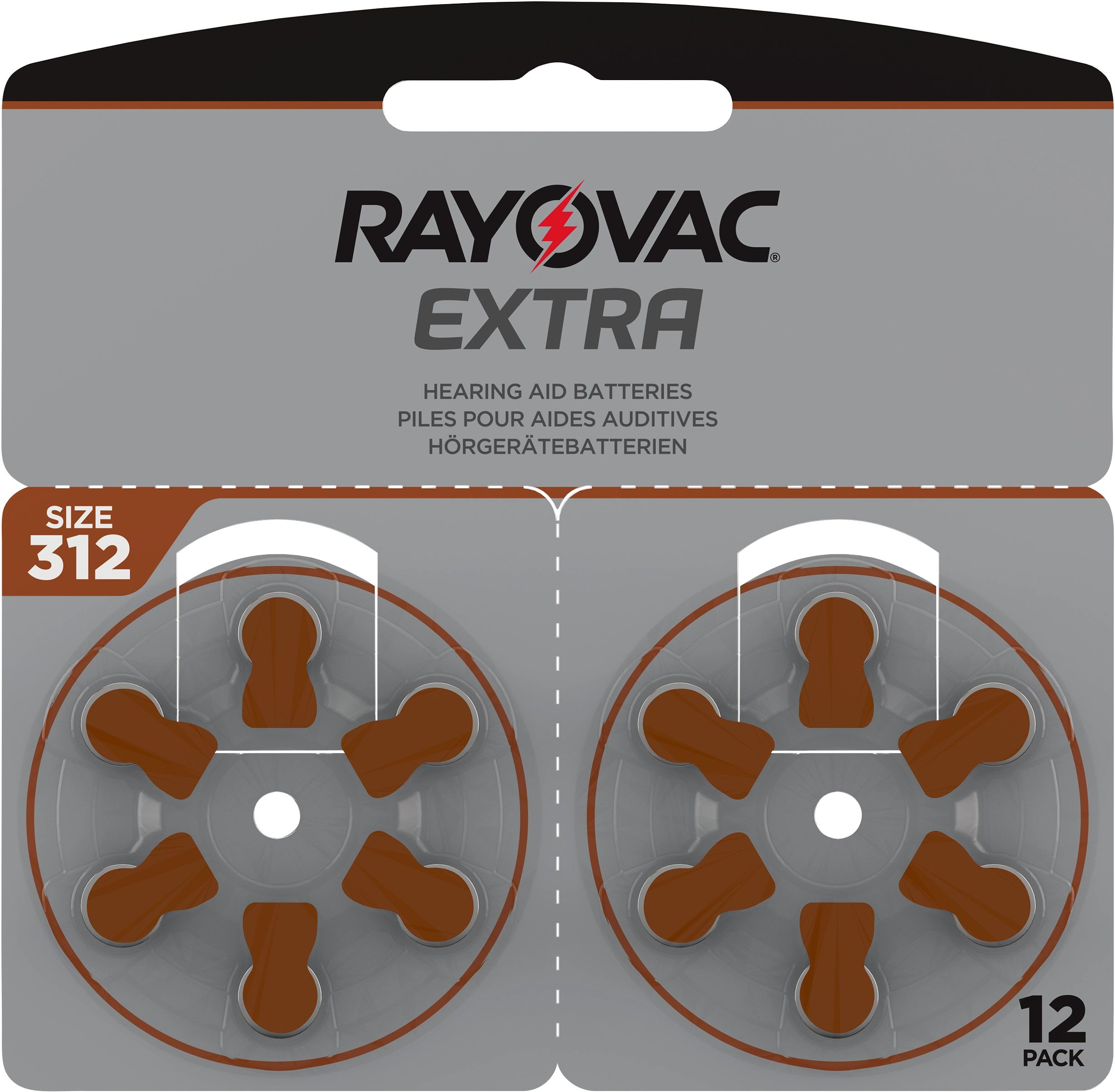 Rayovac Extra 312 12 st - Batterier till hörapparat