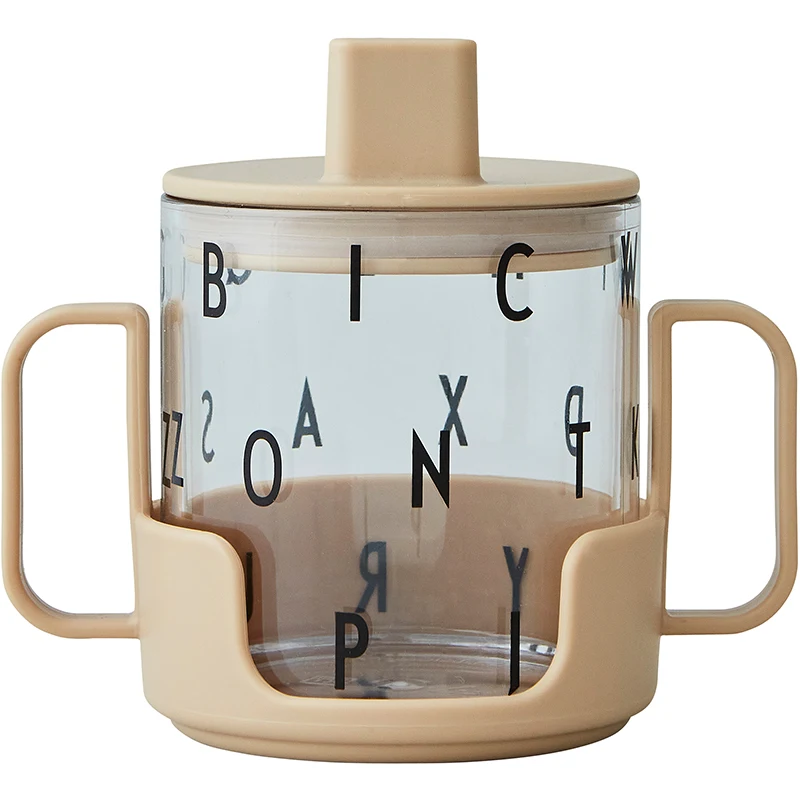 Design Letters Grow with your cup tritan prep 175ml Beige - Pipmuggar & dricksflaskor