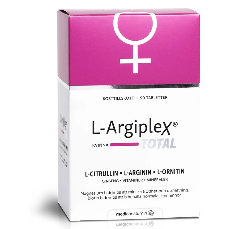L-Argiplex Total Kvinna 90 st - Kosttillskott för energi