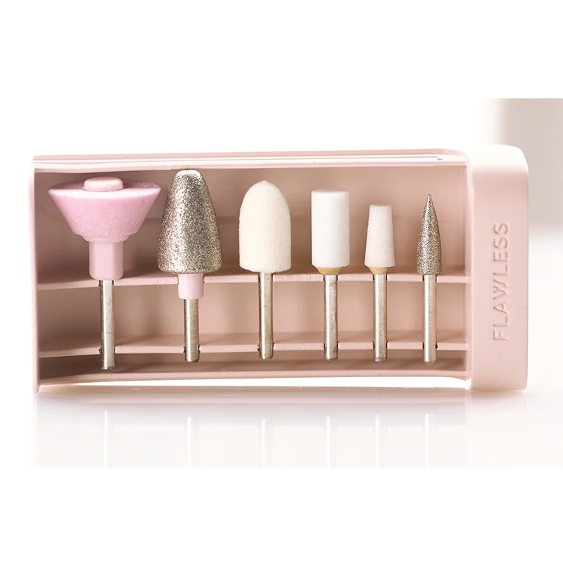 Flawless Finishing Touch Nails extra sliphuvud 6st - Manikyr