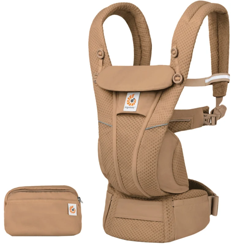 Ergobaby Omni Breeze Camel Brown - Bärselar för nyfödda