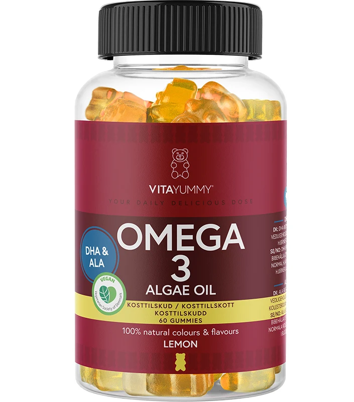 VitaYummy Omega-3 Lemon 60 st - Omega 3