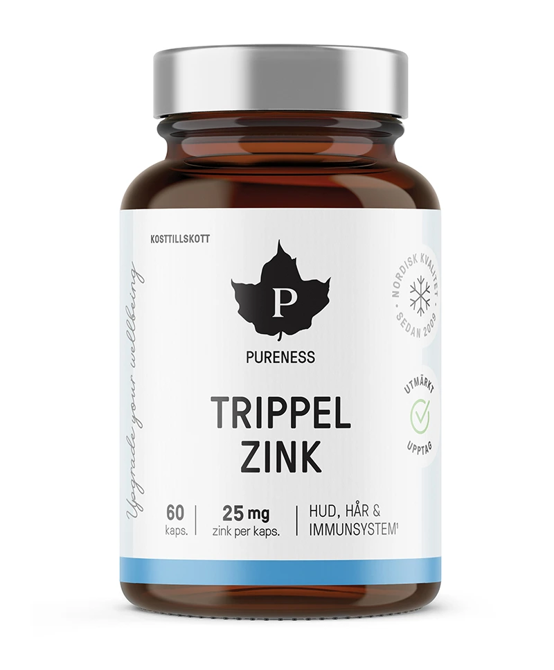 Pureness Trippel Zink 60 kapslar - Zink