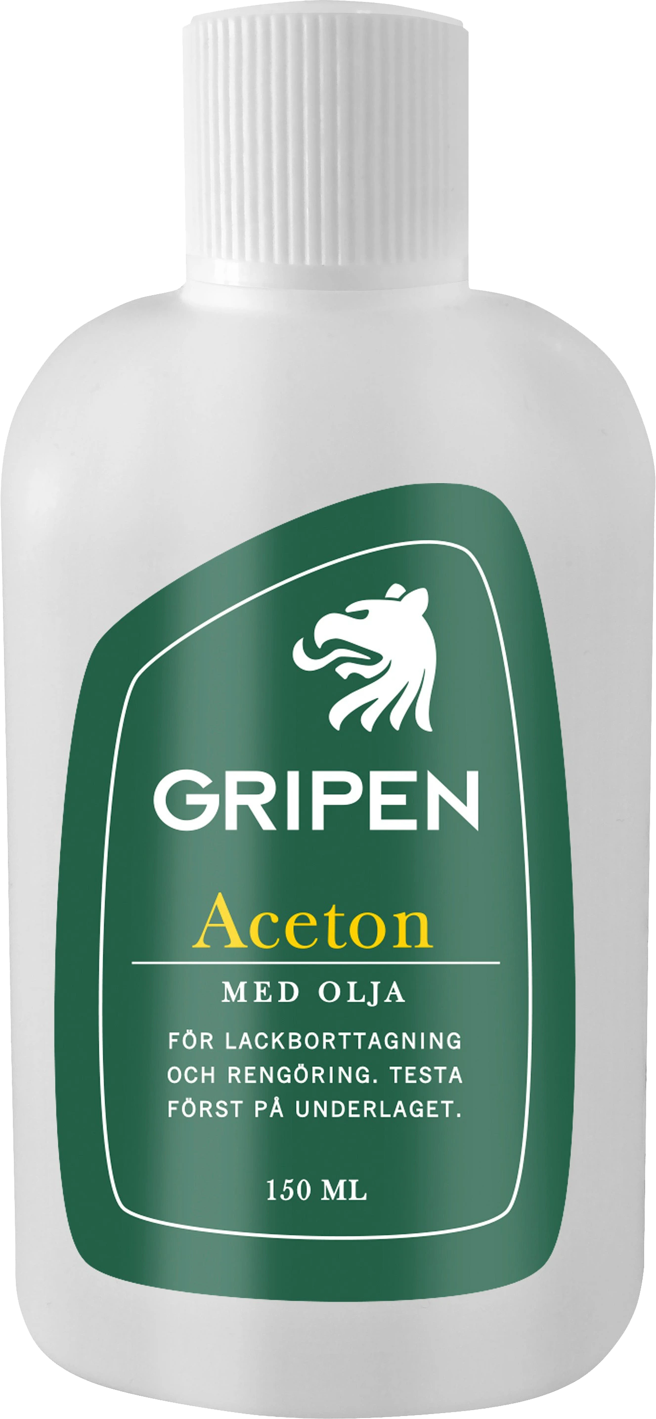 Gripen Aceton Med Olja 150 ml - Nagellacksborttagning