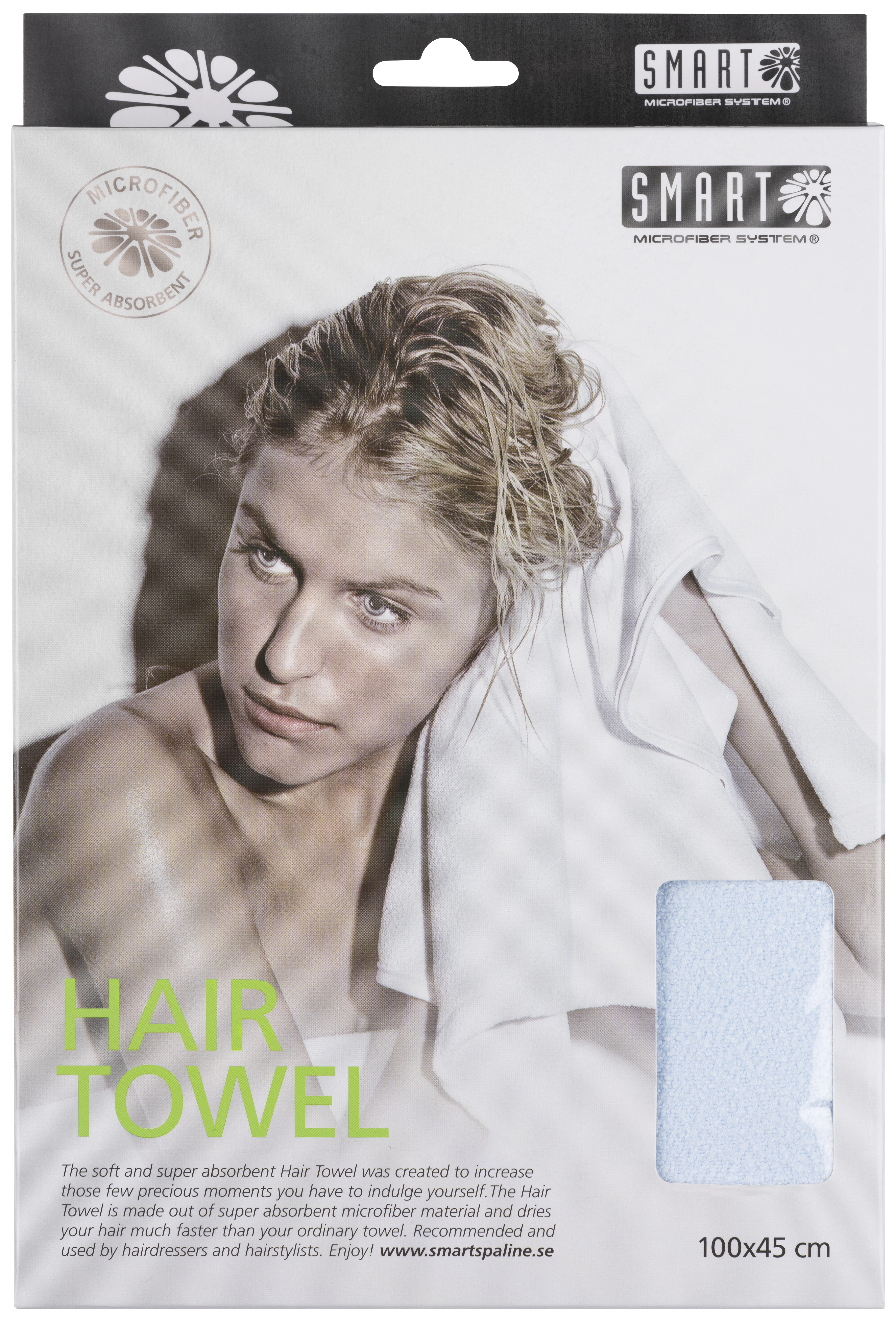 Smart Hairtowel Blue - Hårhandduk
