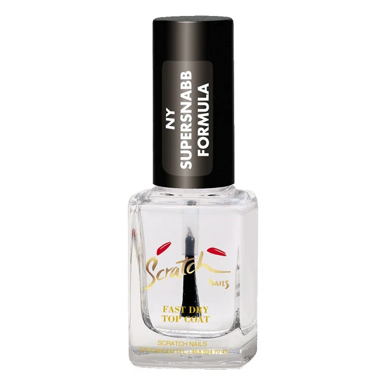 Scratch Fast Dry Top Coat 11 ml - Bas- & topplack
