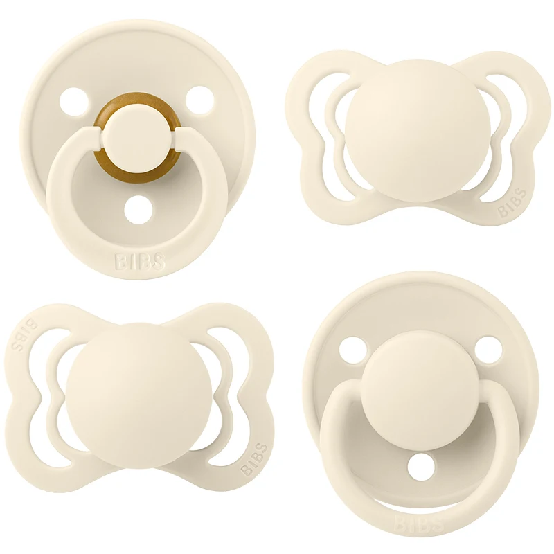 BIBS Try-It Collection Ivory 4-pack - Baby shower