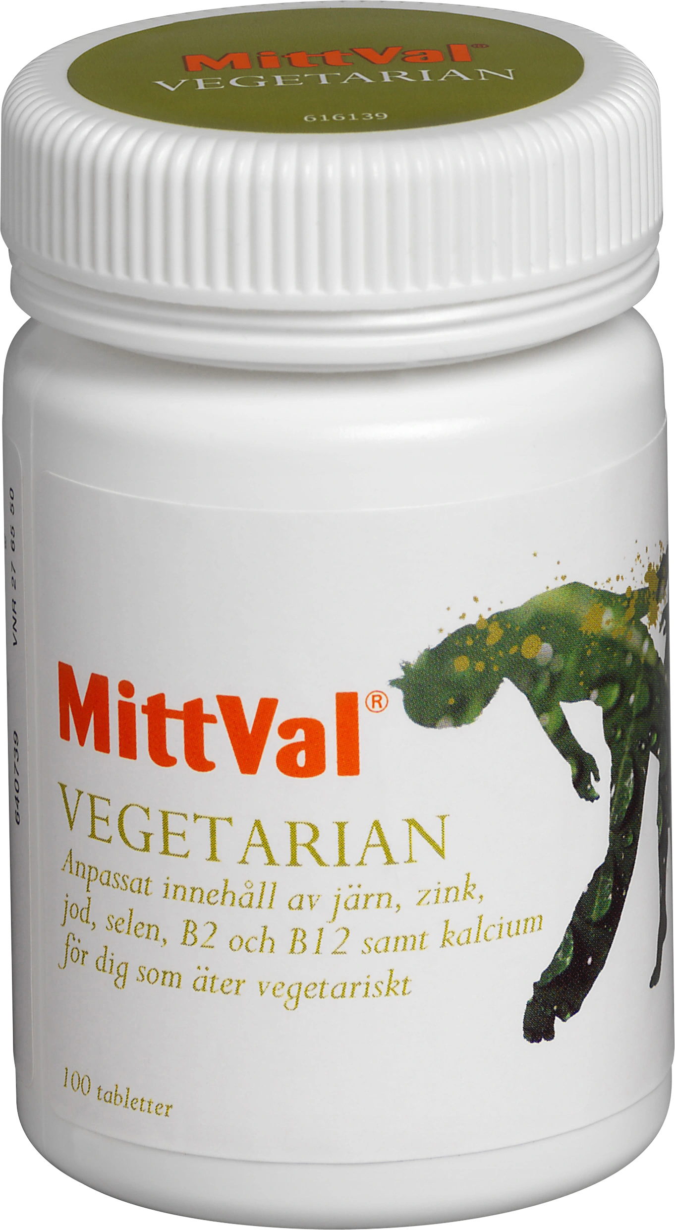 MittVal Vegetarian Tablett 100st - B-vitamin