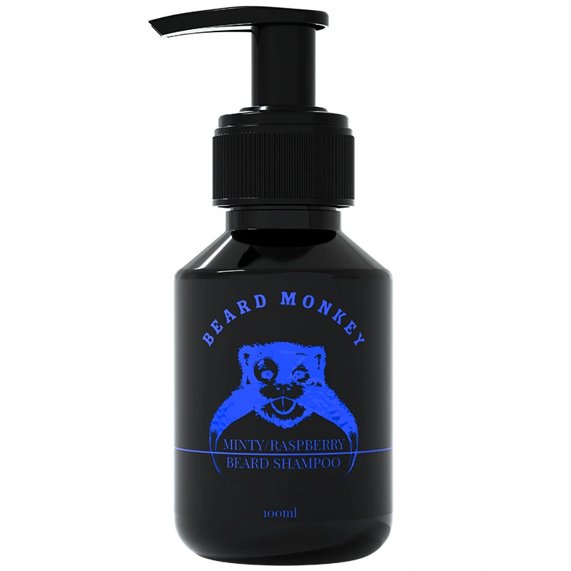 Beard Monkey Minty & Raspberry Beard Shampoo 100 ml - Schampo & balsam för män