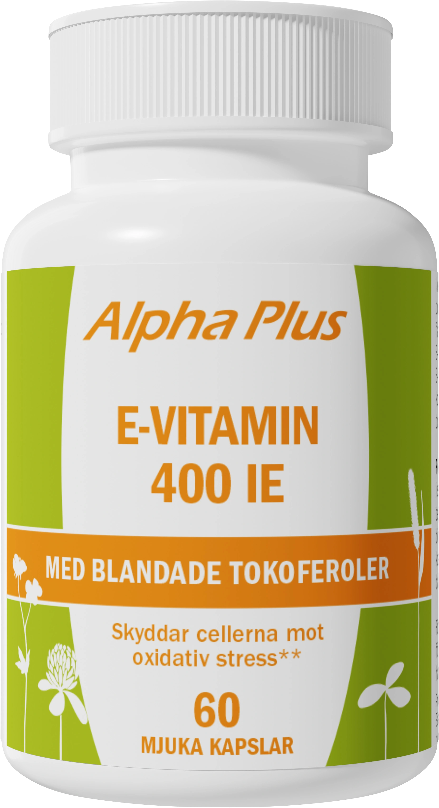 Alpha Plus E-vitamin 400 IE 60 kapslar - E-vitamin