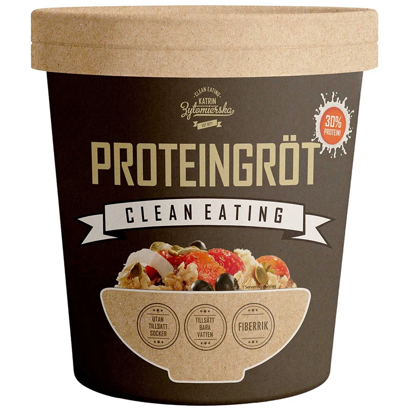 Clean Eating Proteingröt Cup 60 g - Müsli, flingor & gryn