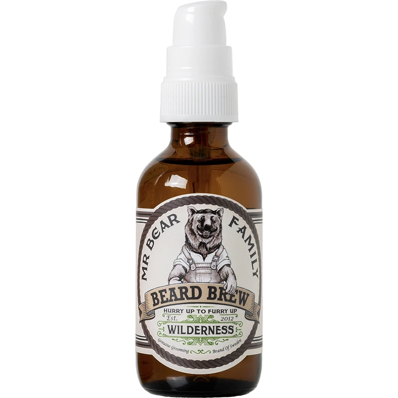Mr Bear Family Beard Brew Wilderness 60 ml - Skäggolja & mustaschvax