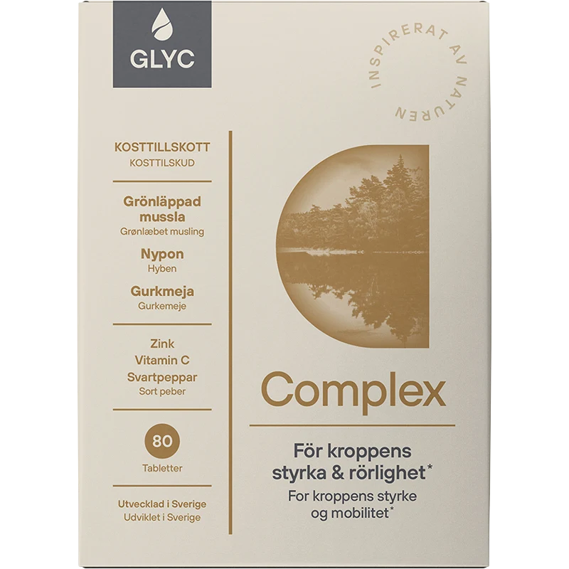 Glyc Complex 80 tabletter - Omega 3