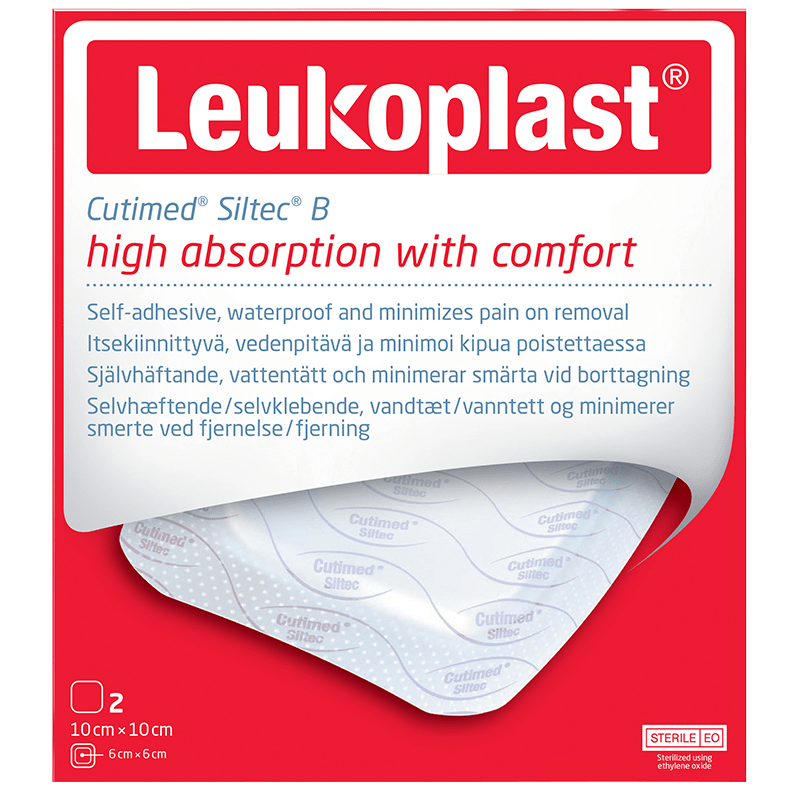 Leukoplast Cutimed Siltec B 10x10 cm 2 st - Förband