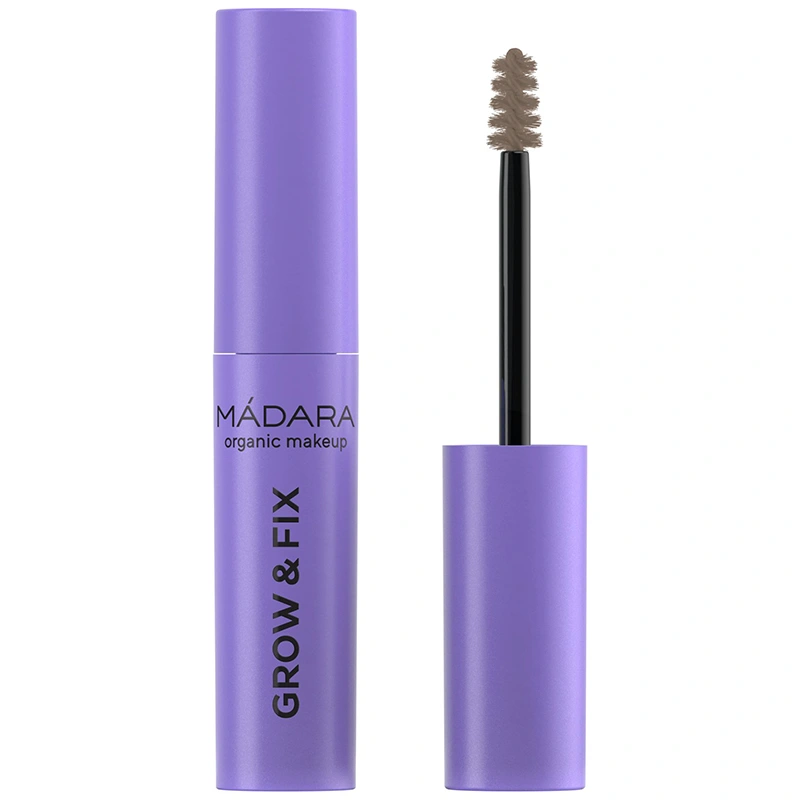 Mádara Grow & Fix Tinted Grow Gel 4.25 ml Light Brown - Ögonbrynsgel