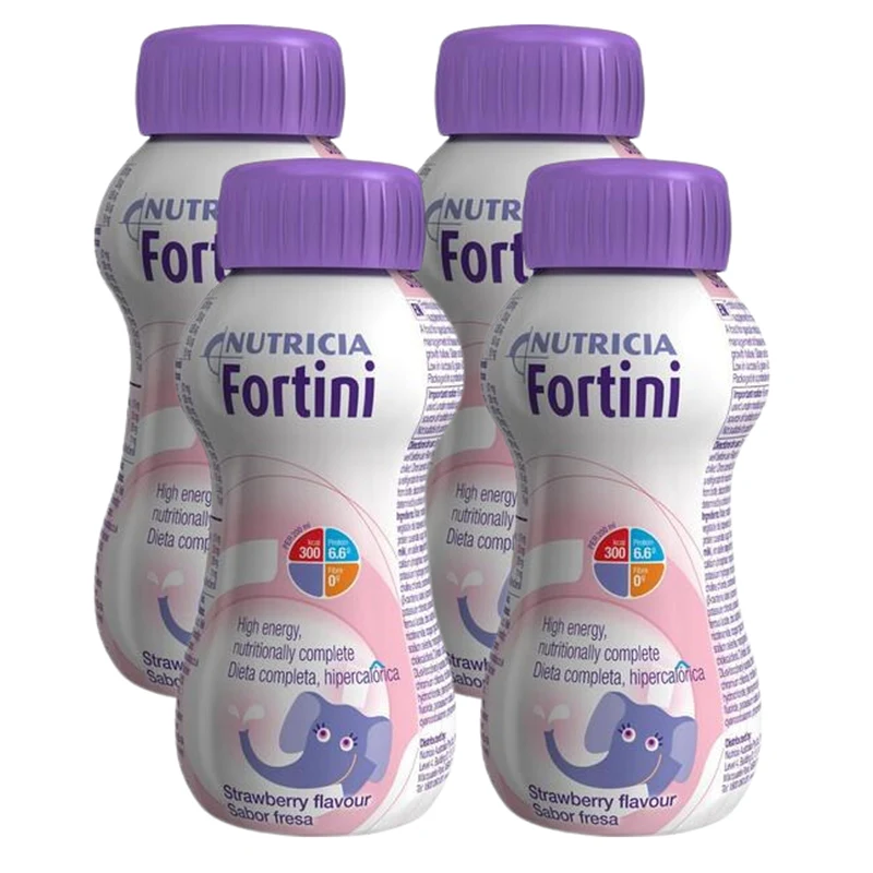 Fortini Jordgubb 4 x 200 ml - Specialkost för barn