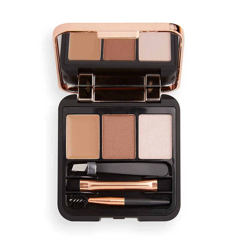 Revolution Brow Sculpt Kit 2,2 g Brown - Ögonbrynsskugga
