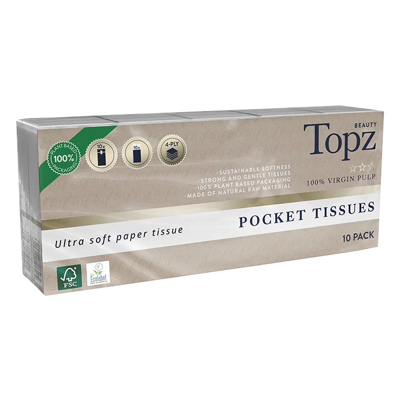 Topz Premium Tissue 10x10 st | Apotek Hjärtat