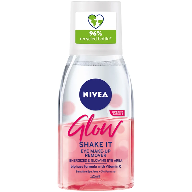 Nivea Glow Eye Make-up Remover 125 ml - Sminkborttagning ögon