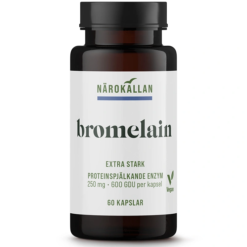Närokällan Bromelain 600 GDU 60 kapslar - Kosttillskott