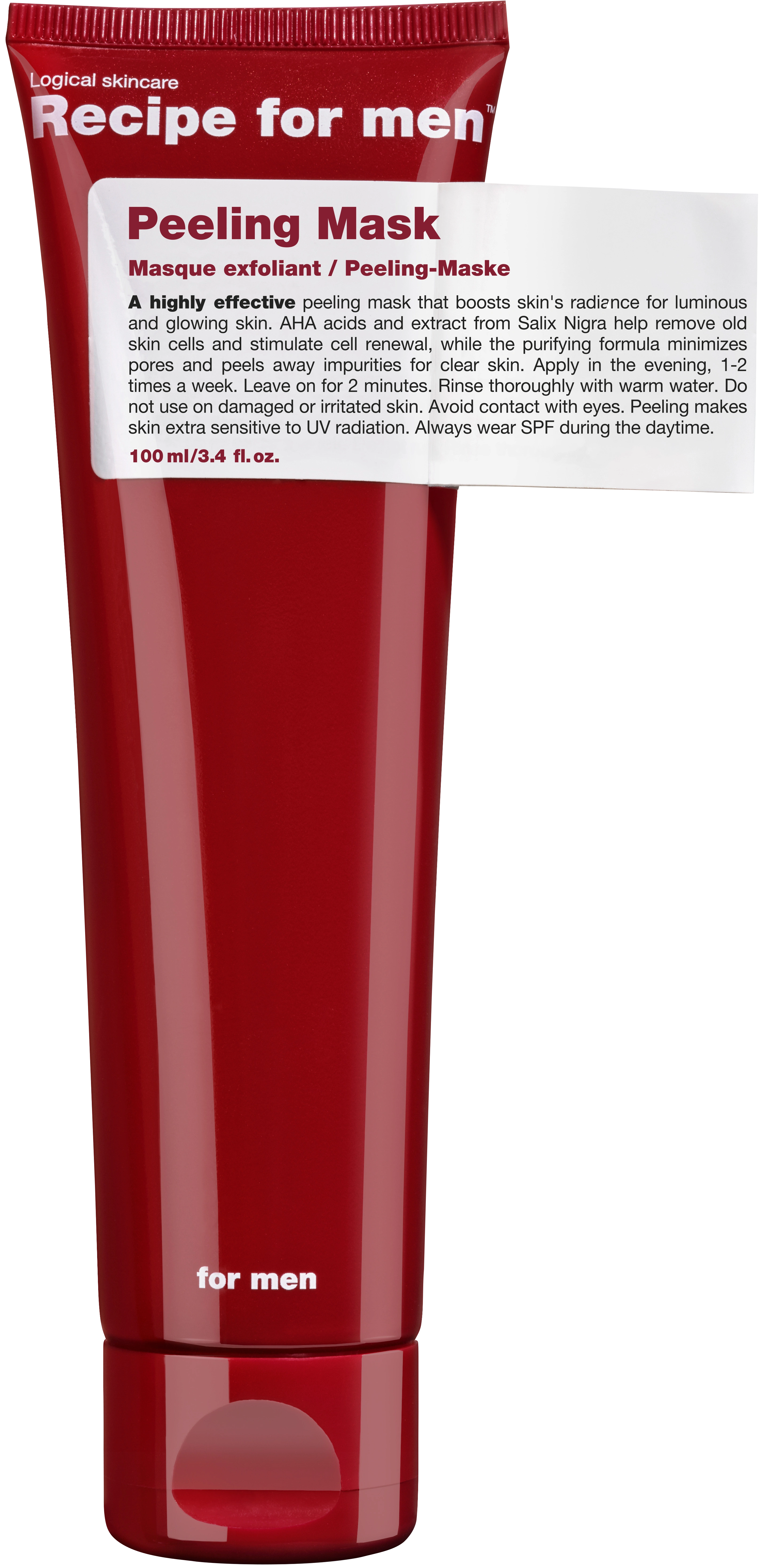 Recipe for Men Peeling Mask 100 ml - Ansiktsrengöring för män