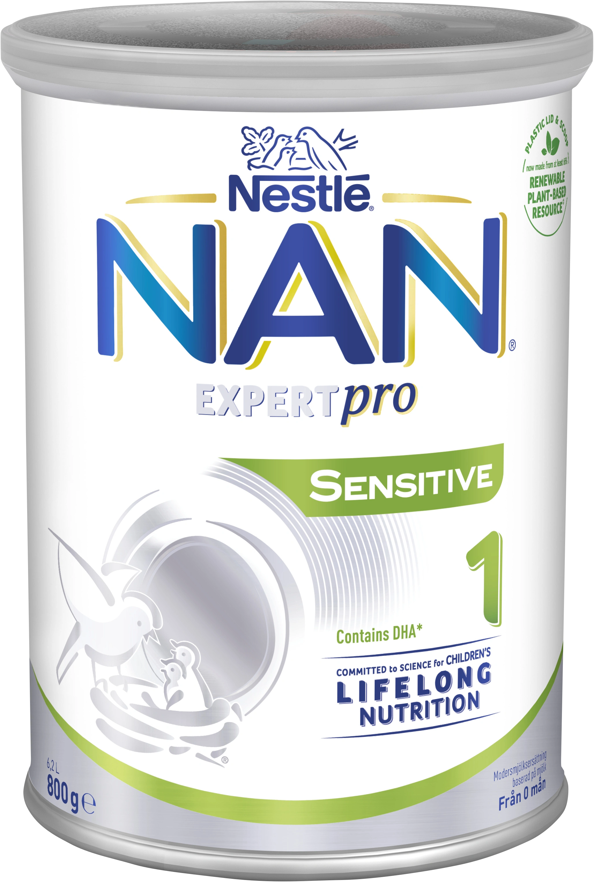 NAN Expertpro Sensitive 1 Modersmjölkersättning 800 g - Mjölkersättning nyfödd