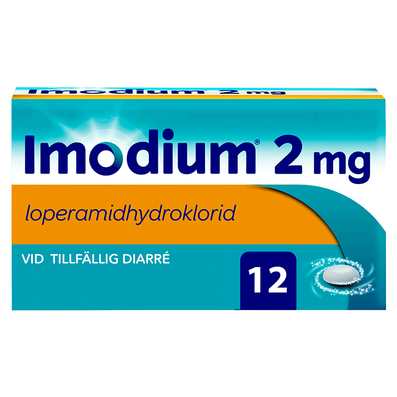 Imodium munsönderfallande tablett 12 st - Tabletter mot diarré