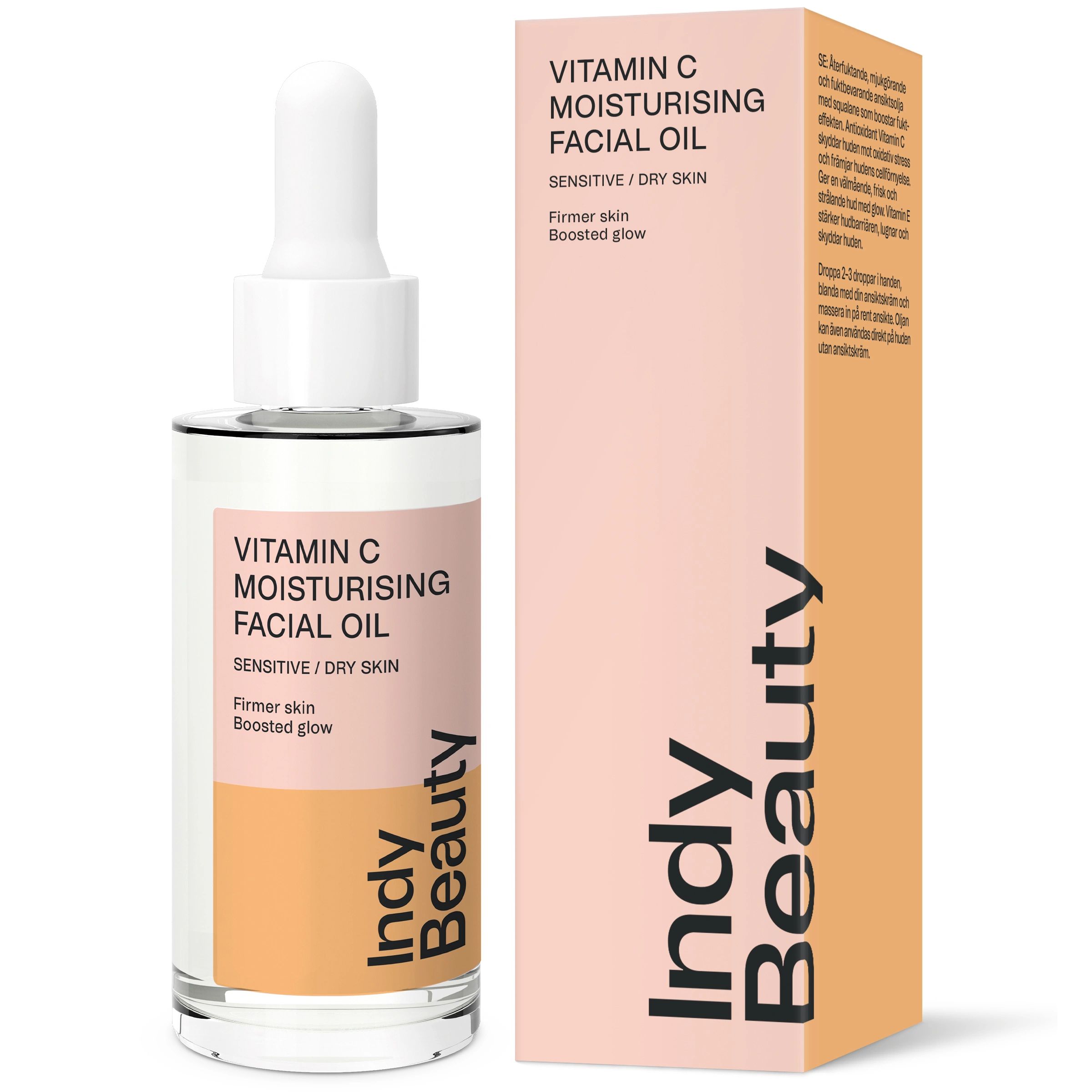 Indy Beauty Vitamin C Moisturising Facial Oil 30 ml - Ansiktsolja