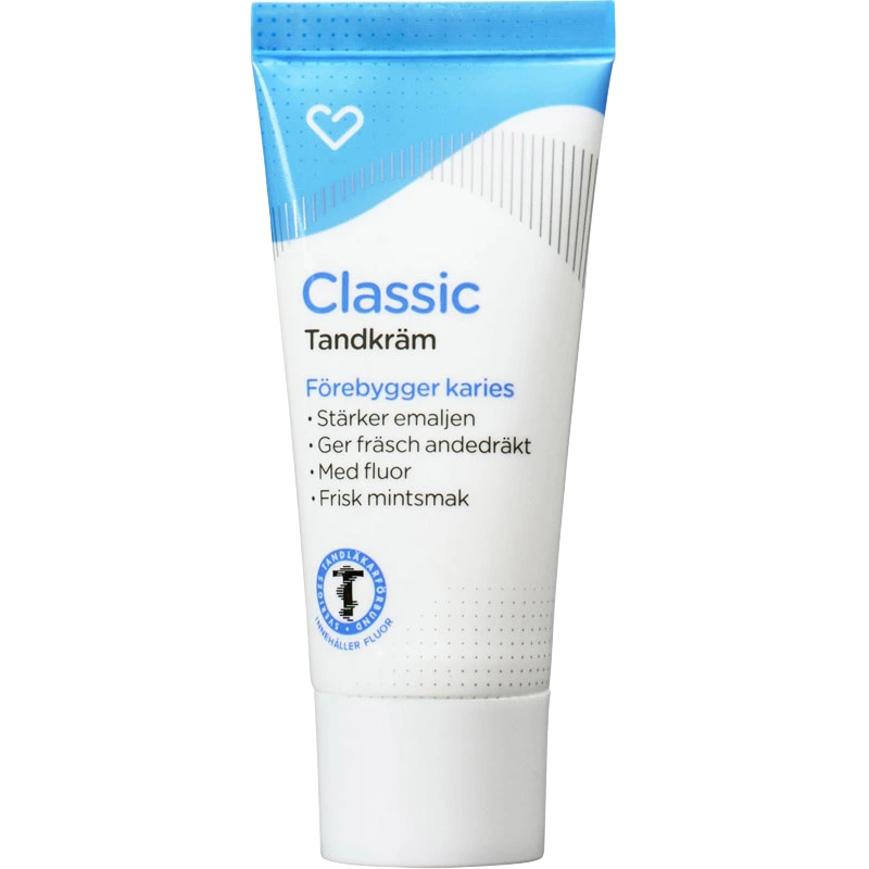 Hjärtats Tandkräm Classic Reseförpackning 20 ml - Reseförpackning tandkräm & munvård