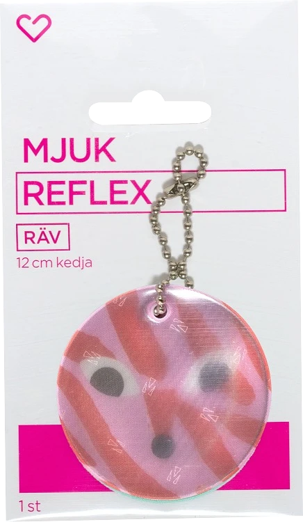 Hjärtats Reflex Mjuk Räv - Reflexer