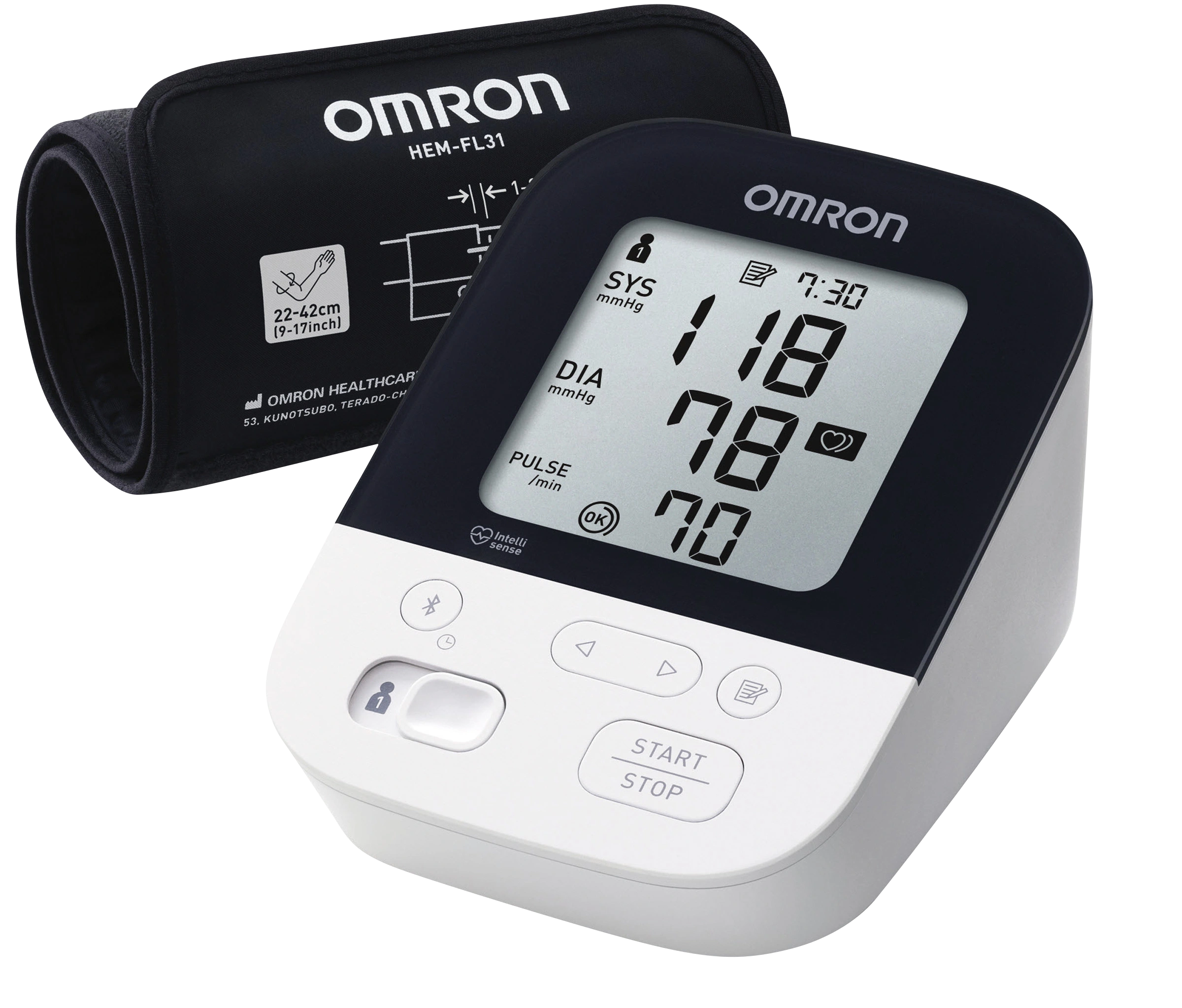 Omron M4 Intelli IT Blodtrycksmätare 1st - Pulsband & pulsmätare