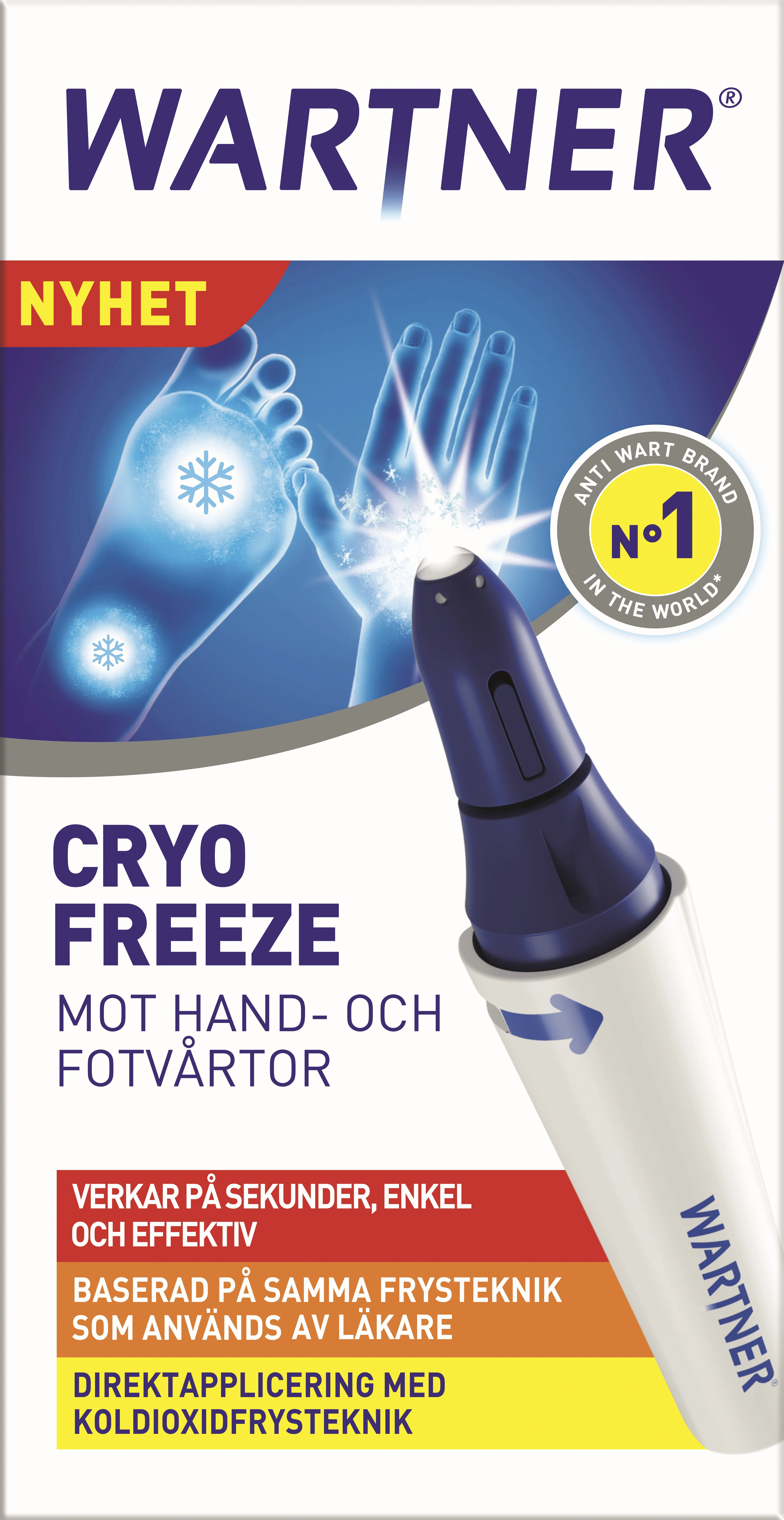 Wartner Cryo Freeze 14ml - Fotvårtor