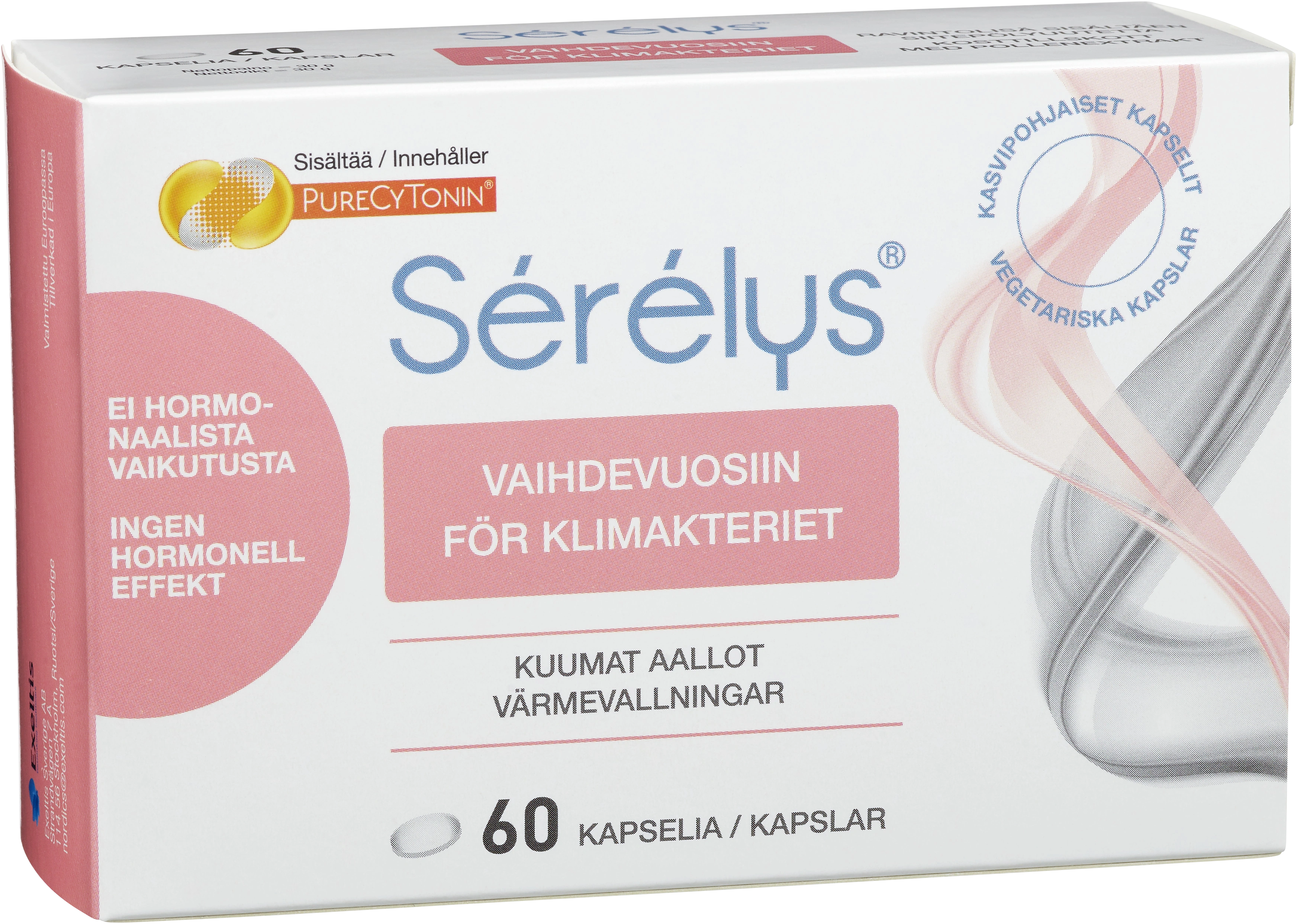 Sérélys kapslar 60 st - Kosttillskott vid klimakteriet