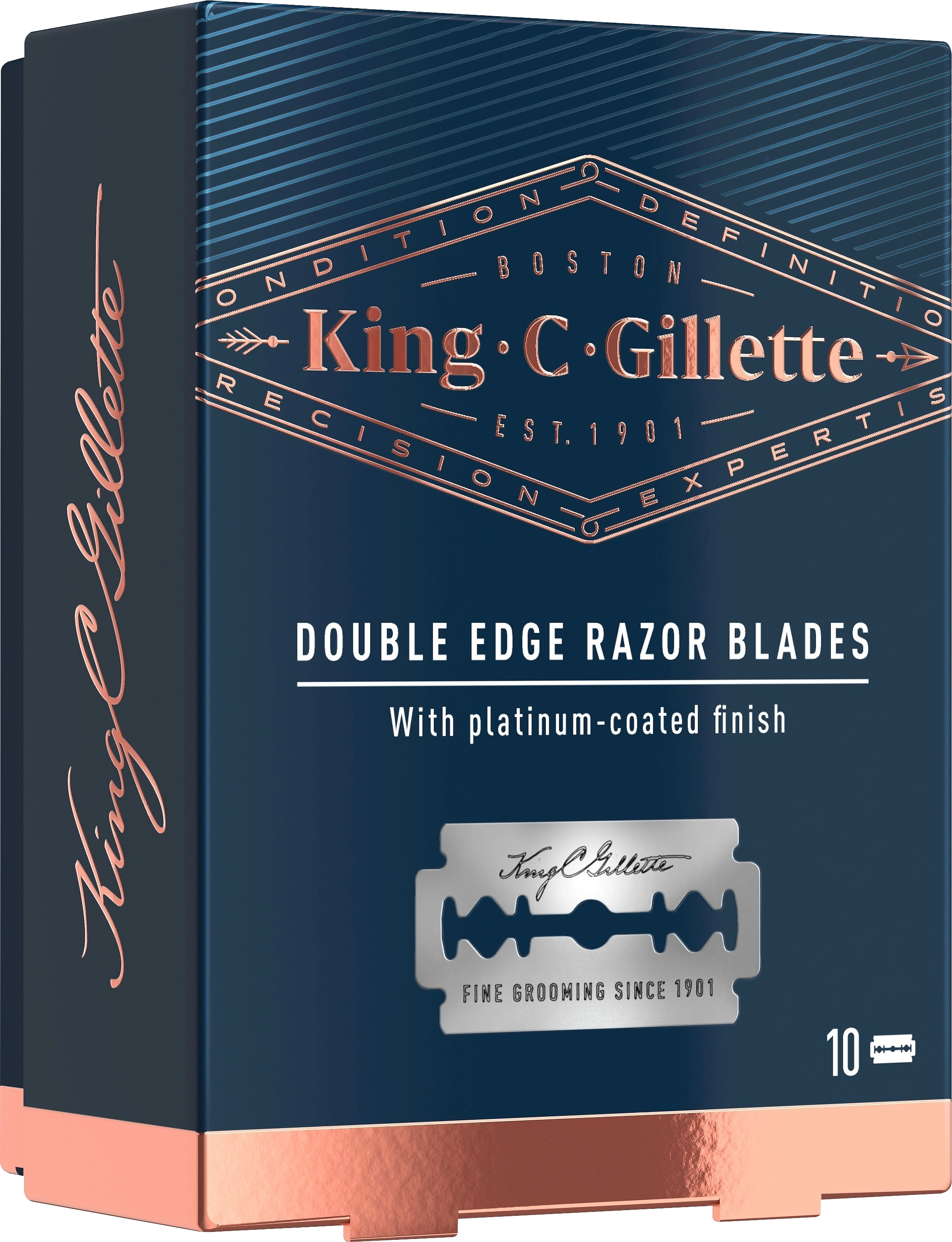 King C Gillette Double Edge Blades 10-pack - Rakblad