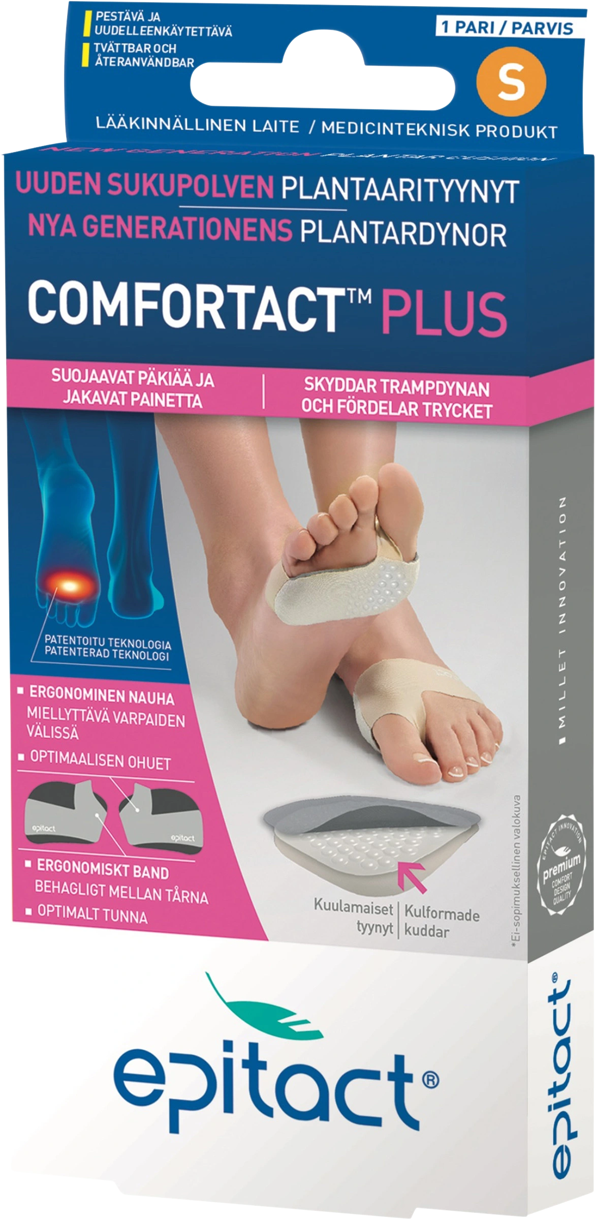 Epitact Comfortact Plus 2 st S - Skosulor & skoinlägg