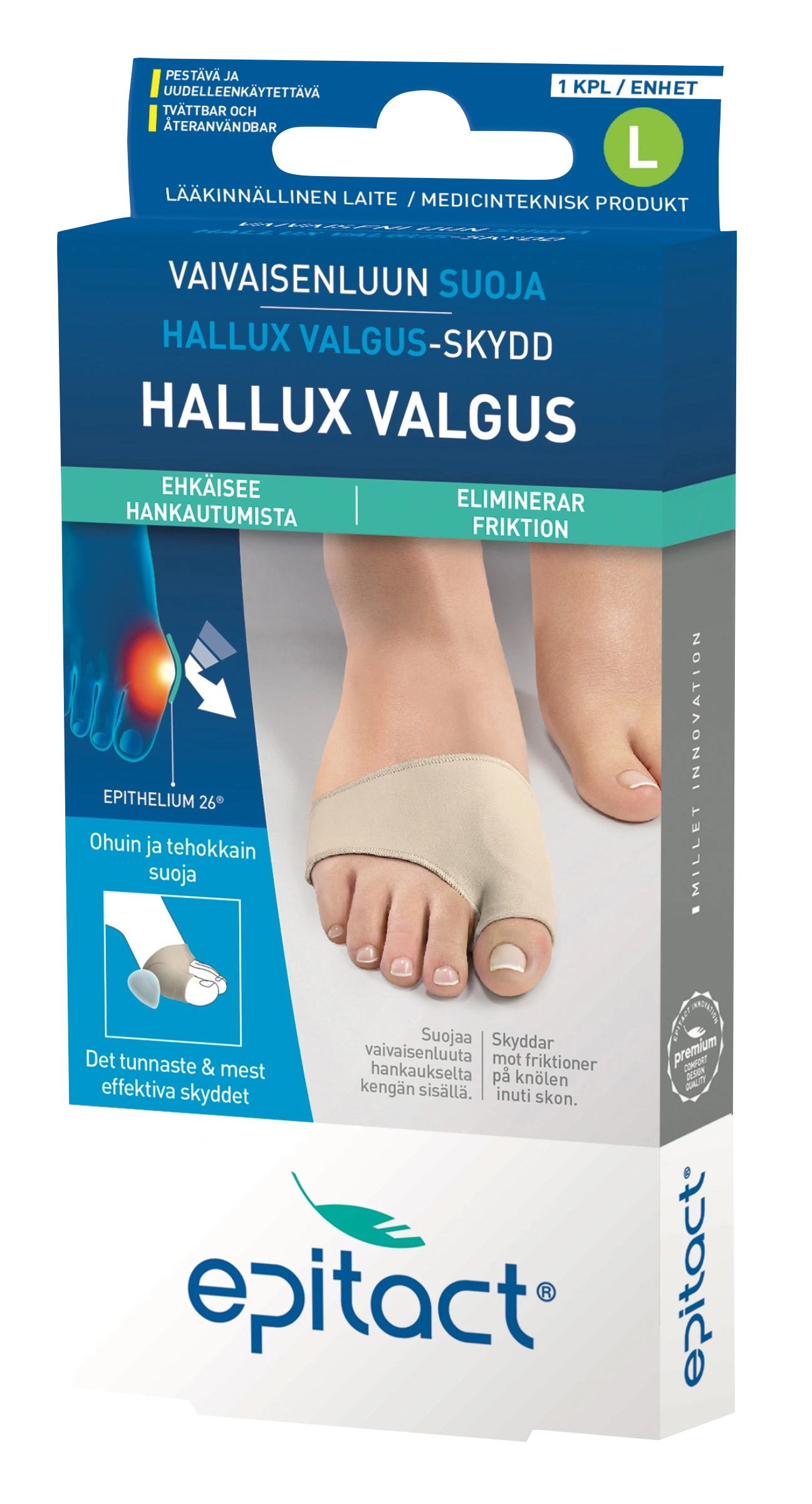 Epitact Hallux Valgus Skydd 1 st L - Hallux valgus