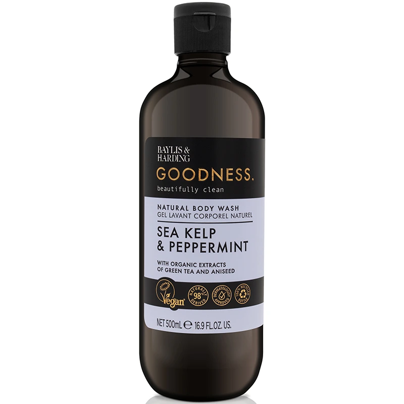 Baylis & Harding Goodness Sea Kelp & Peppermint Body Wash 500 ml - Duschkräm & duschtvål