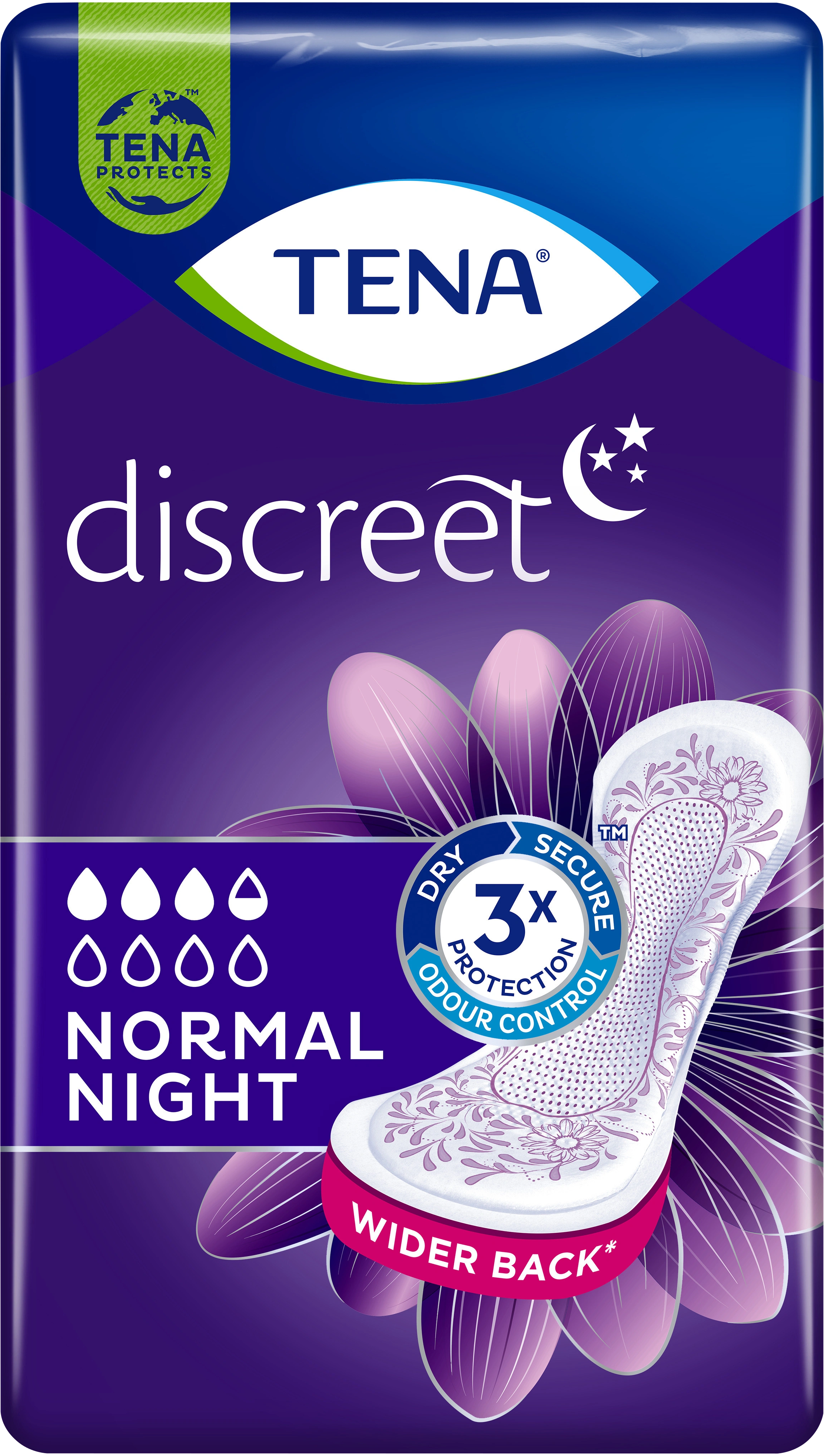 TENA Discreet Normal Night 10-pack - Urinläckage & inkontinens