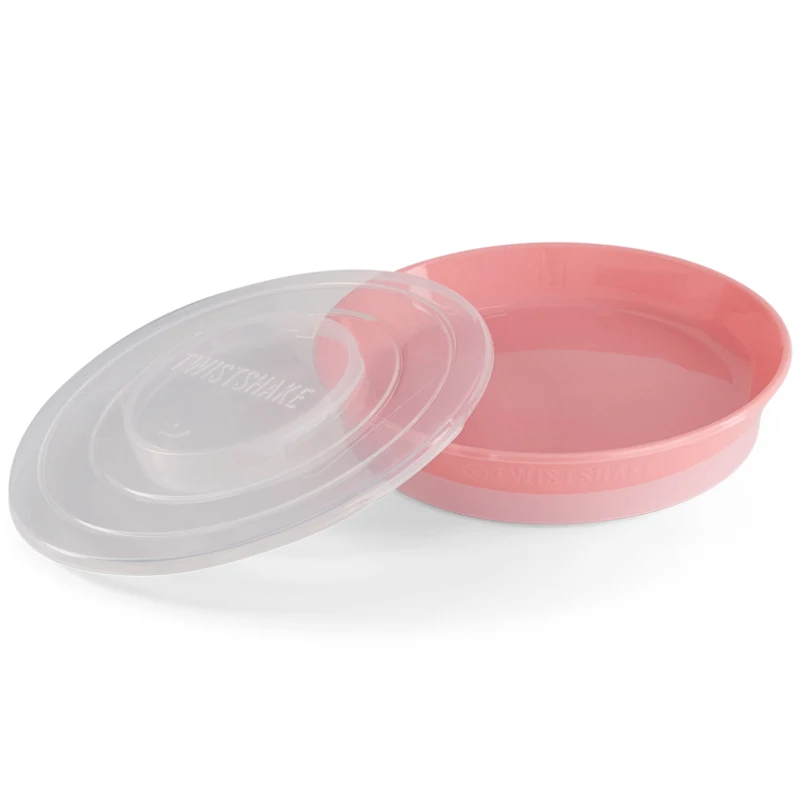 Twistshake Tallrik Pastell Rosa - Barntallrik & barnbestick