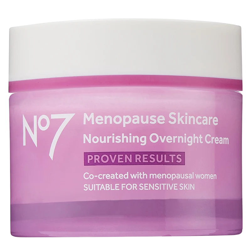 No7 Menopause Nourishing Overnight Cream 50 ml - Ansiktskräm - nattkräm