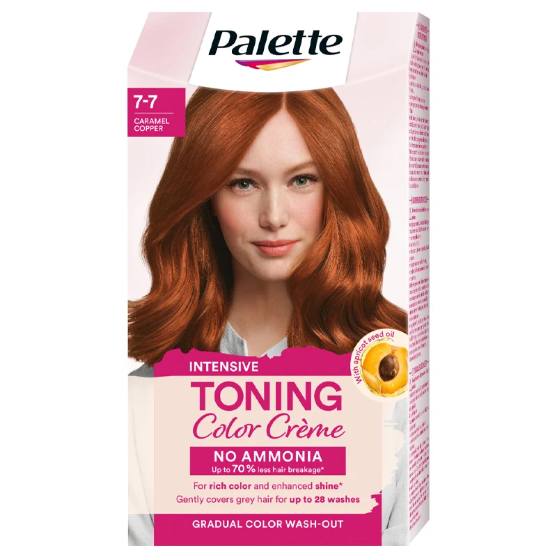 Schwarzkopf Palette Intensive Toning Color Creme 7-7 Caramel Copper - Hårfärg