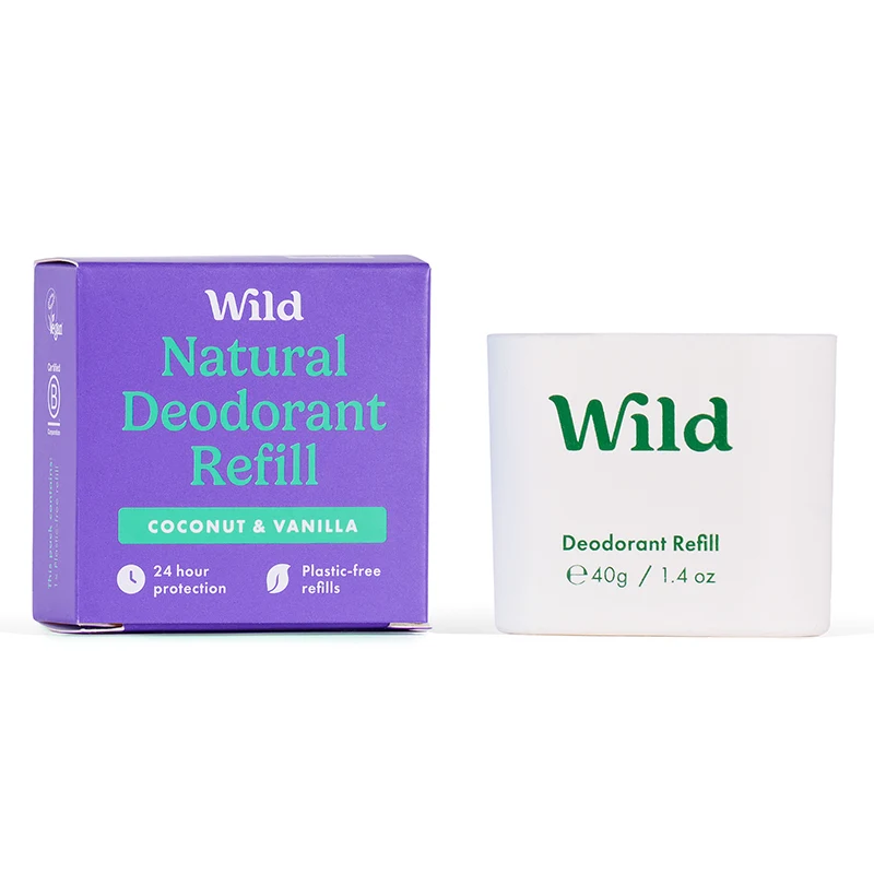 Wild Coconut & Vanilla Deo Refill 40g - Aluminiumfri deodorant