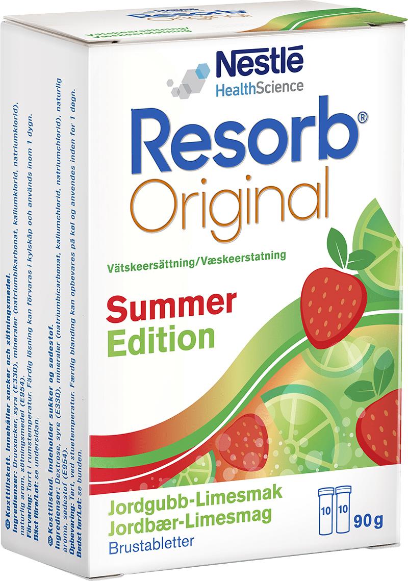 Resorb Orginal Summer Edition Jordgubb-Limesmak 20 st - Vätskeersättning