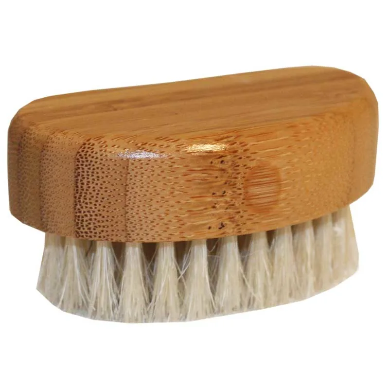 Palmetten Nagelborste Oval Bambu - Manikyr
