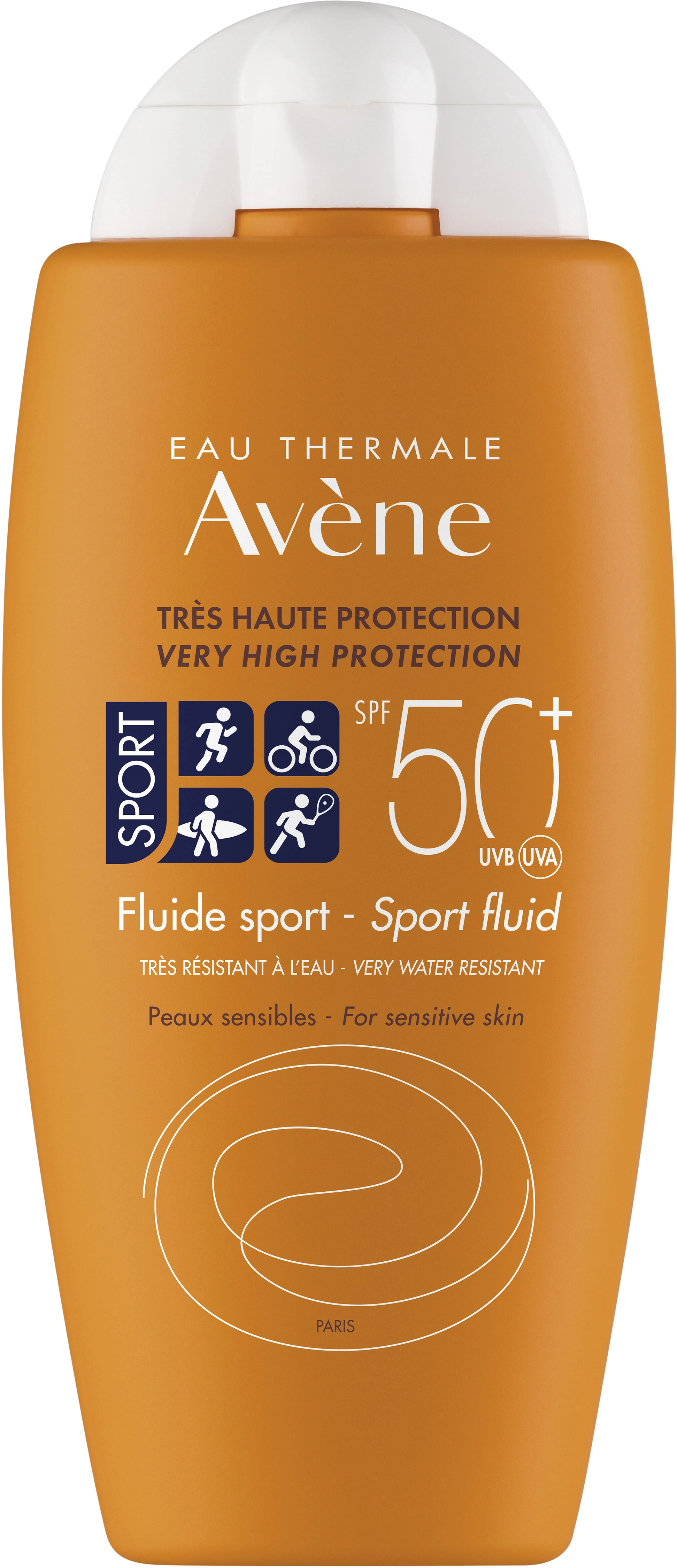 Avène Suncare Sport Fluid SPF 50+ 100 ml - Solskydd ansikte