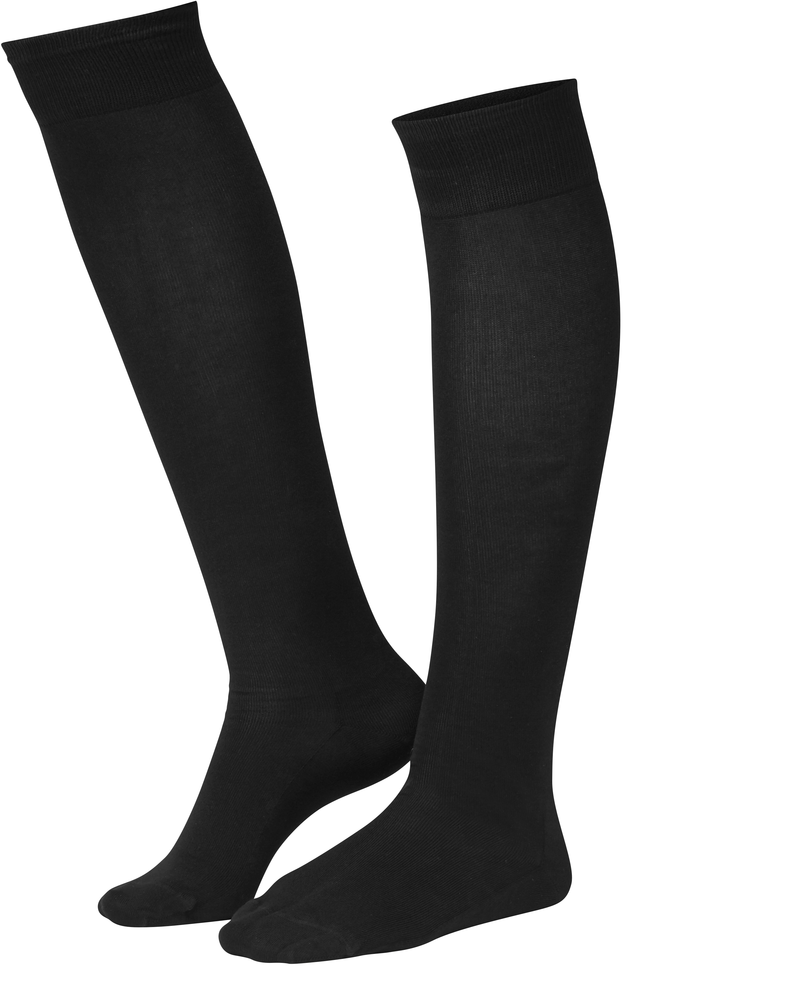 Life Wear Stödstrumpa Bomull Svart 34/36 - Stödstrumpor