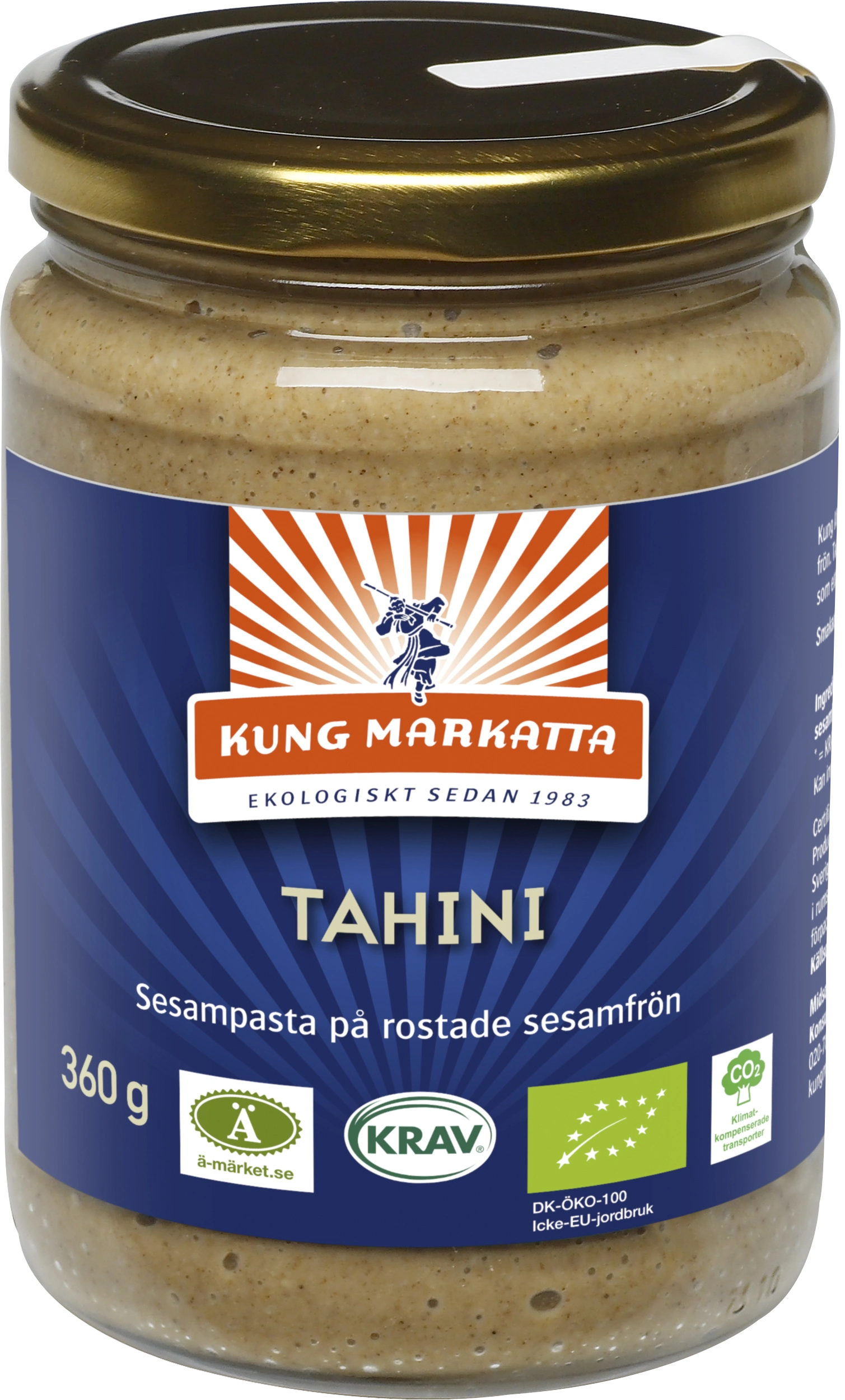 Kung Markatta Tahini Krav 360 g - Smaksättning & sötning